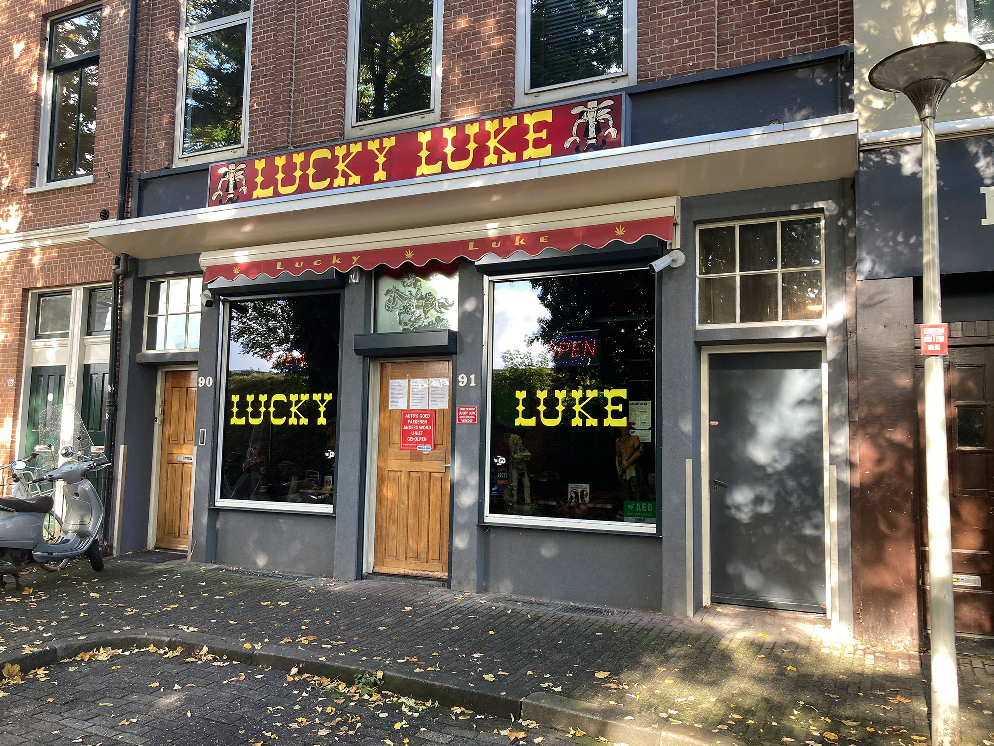 Coffeeshop Lucky Luke